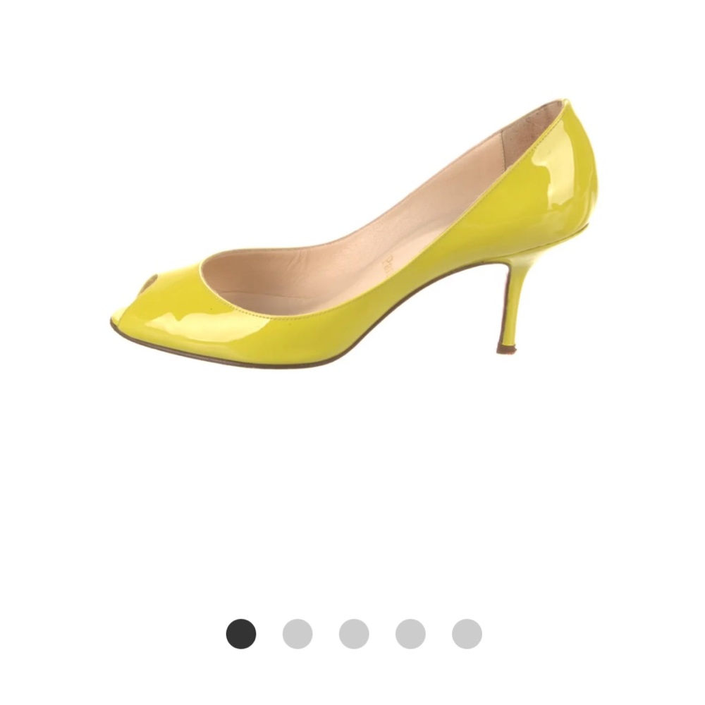 Christian Louboutin peep toe pumps 36.5